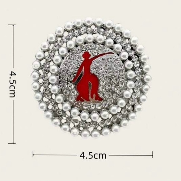 Sorority Paraphernalia Brooch for Women 1913 Del-ta Brooch Pin NEW - Picture 3 of 4